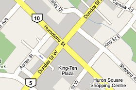 Mississauga Campus routemap