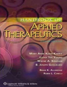 Applied Therapeutics: The Clinical Use of Drugs 8th Edition